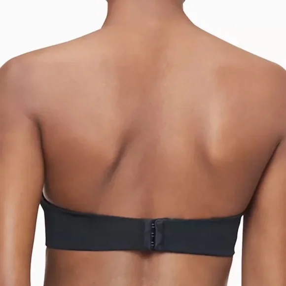 NWOT Calvin Klein Strapless Push Up Bra Detachable Straps Size 34A Black - Picture 5 of 14